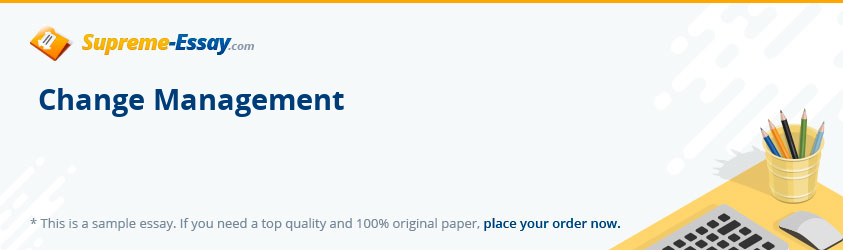 Change Management