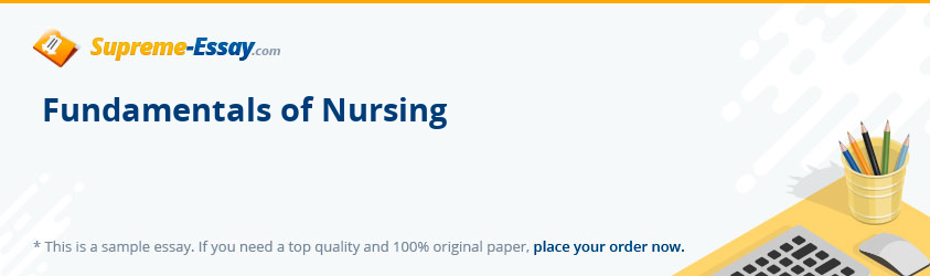 Fundamentals of Nursing