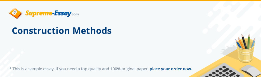 Construction Methods