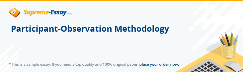 Participant-Observation Methodology