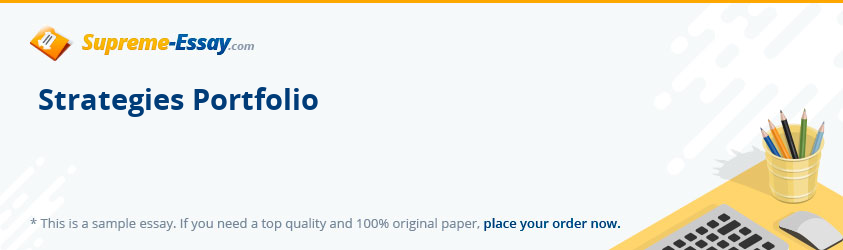 Strategies Portfolio